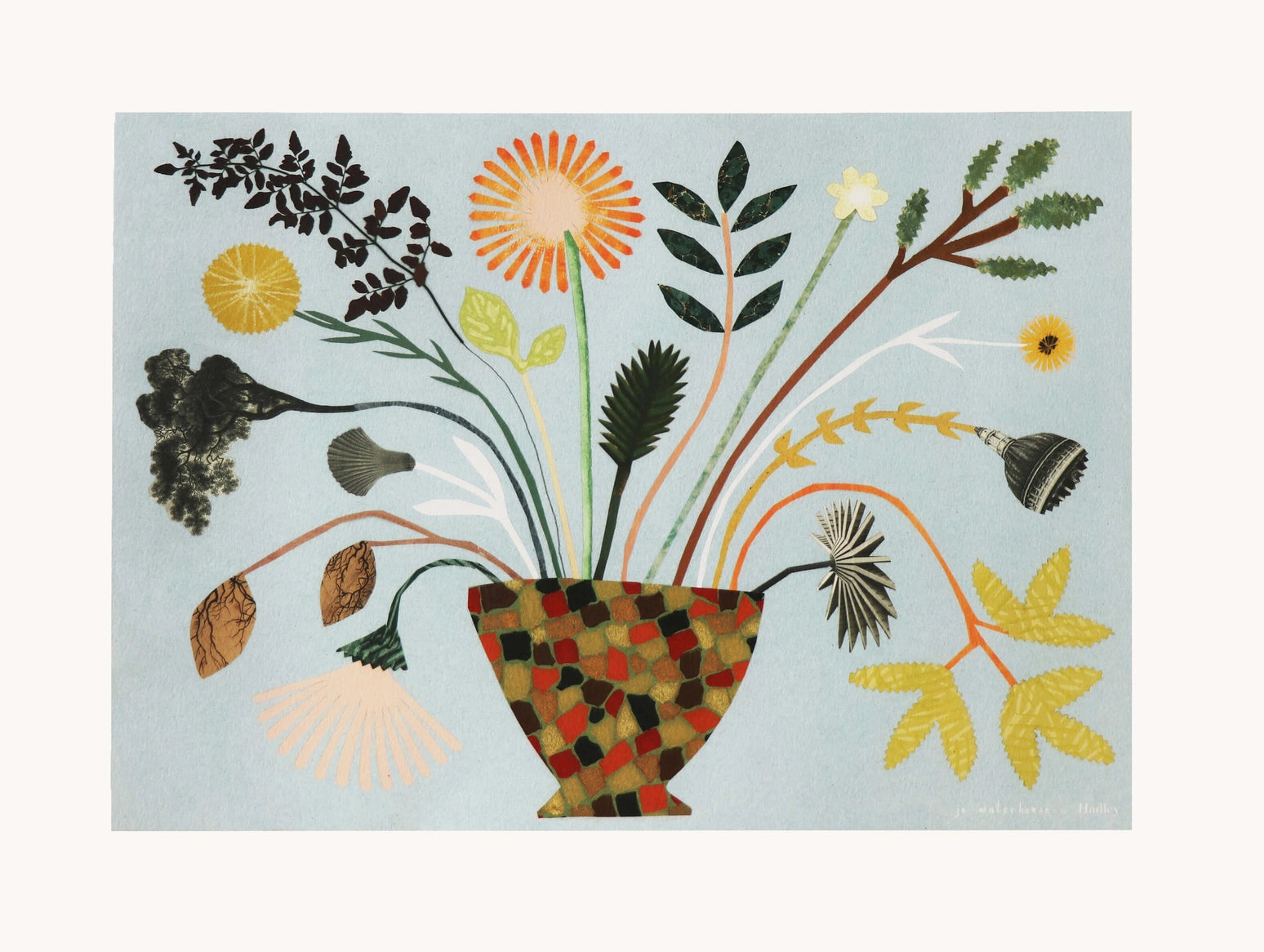 Blue Bouquet Print (A3) - THE BRISTOL ARTISAN