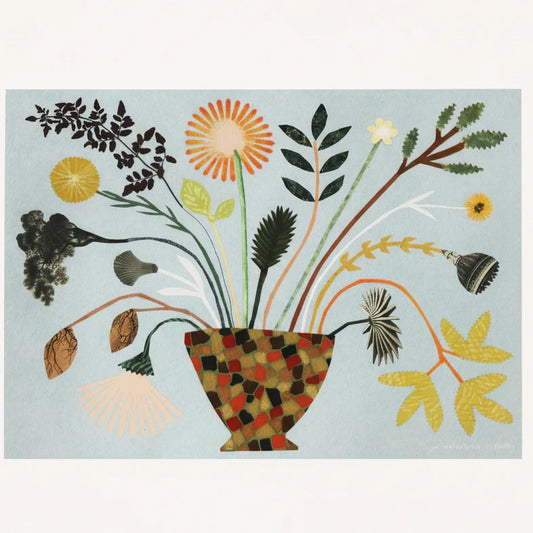 Blue Bouquet Print (A3) - THE BRISTOL ARTISAN