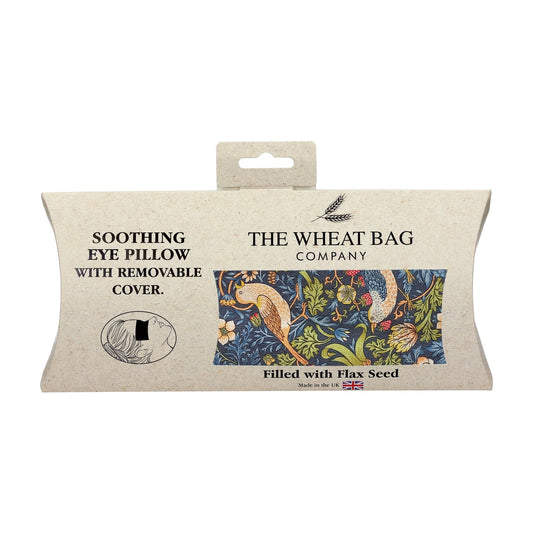 Eye Pillow -William Morris Strawberry Thief Navy - THE BRISTOL ARTISAN