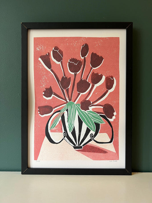 Tulips A3 Print - THE BRISTOL ARTISAN