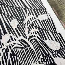 Tulips and Stripes A3 Print - THE BRISTOL ARTISAN