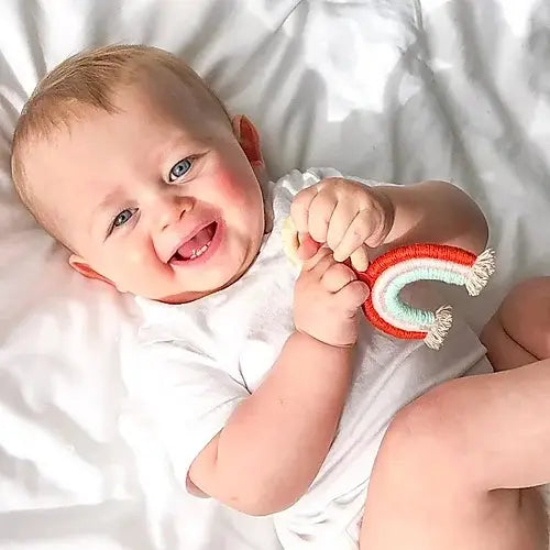 Rainbow Teething Ring - THE BRISTOL ARTISAN