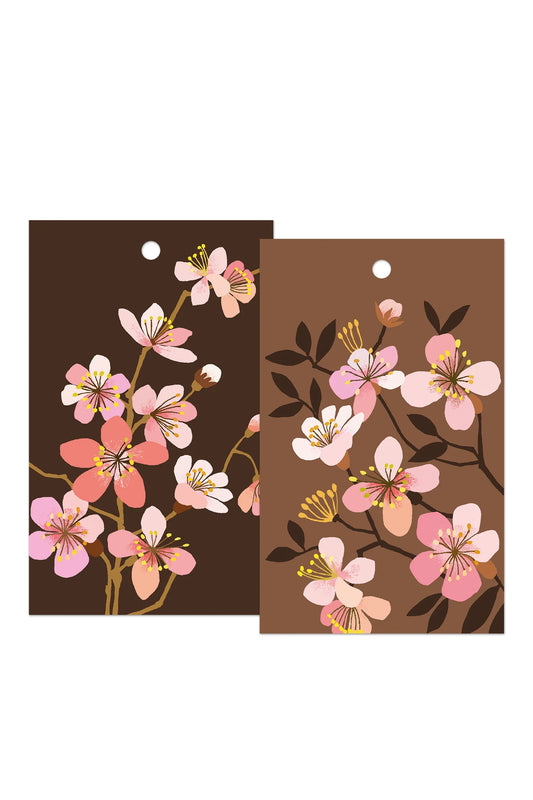 Cherry Blossom Gift Tags - Pack of 6 - THE BRISTOL ARTISAN