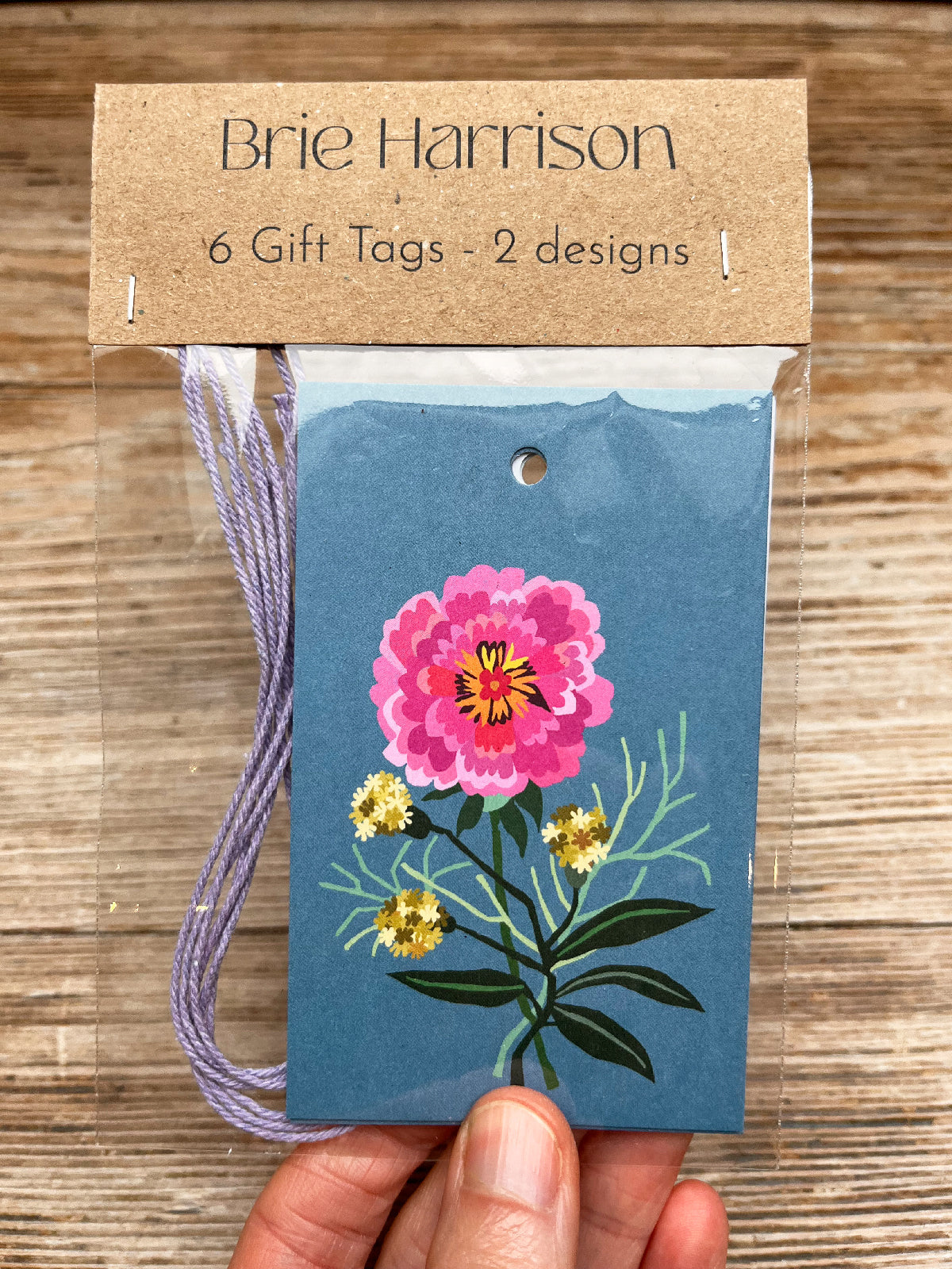 Fleurs Gift Tags - Pack of 6 - THE BRISTOL ARTISAN