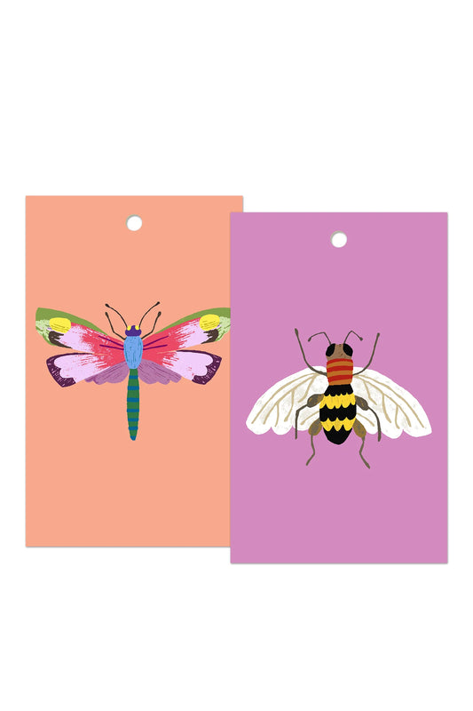 Insect Gift Tags - Pack of 6 - THE BRISTOL ARTISAN