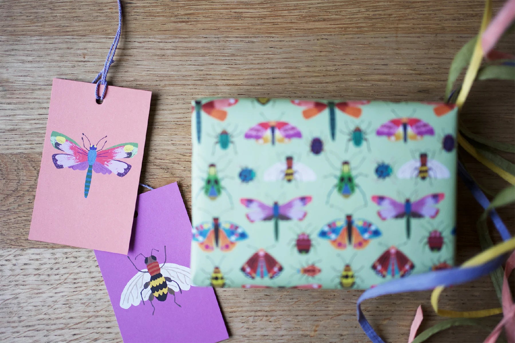 Insect Gift Tags - Pack of 6 - THE BRISTOL ARTISAN