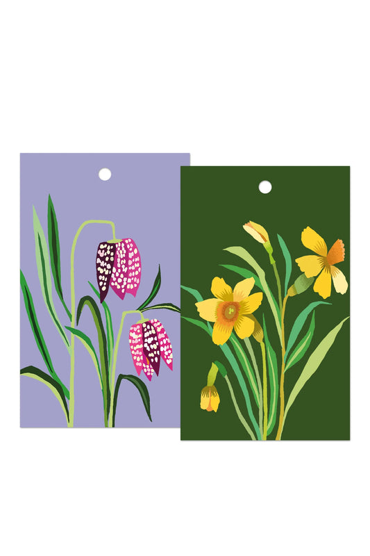 Spring Gift Tags - Pack of 6 - THE BRISTOL ARTISAN