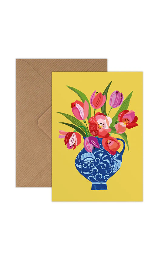 Tulip Greetings Card - THE BRISTOL ARTISAN