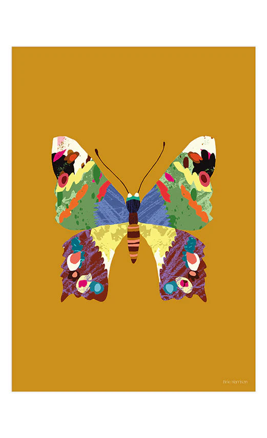Brie Harrison Butterfly A4 Print - THE BRISTOL ARTISAN