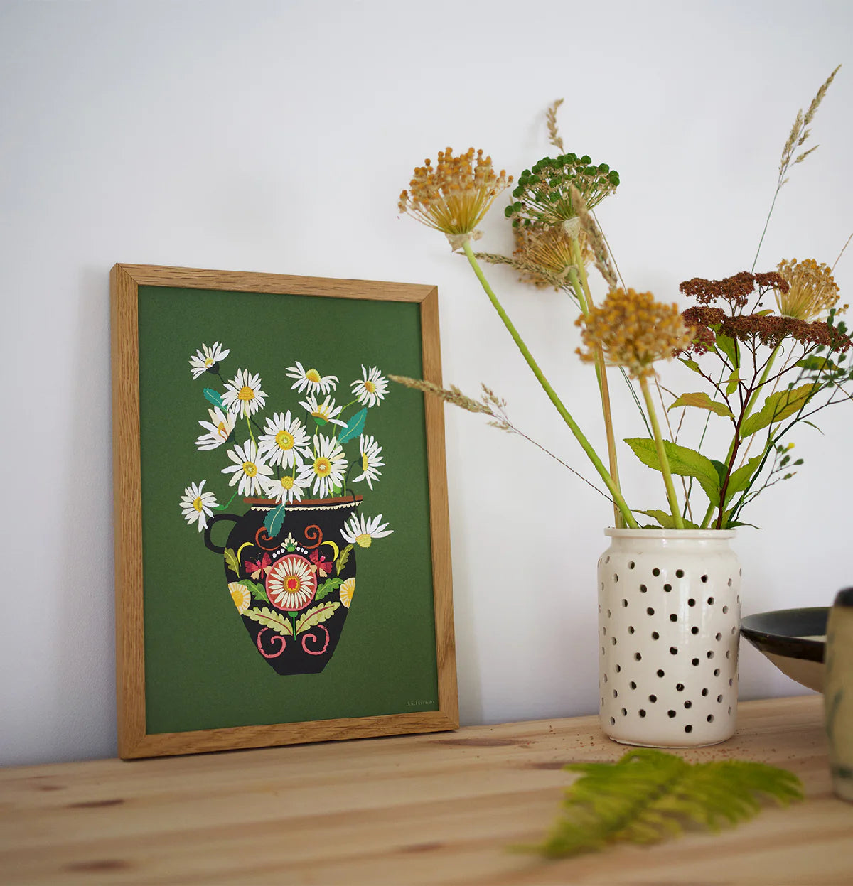 Brie Harrison Daisies A3 Print - THE BRISTOL ARTISAN