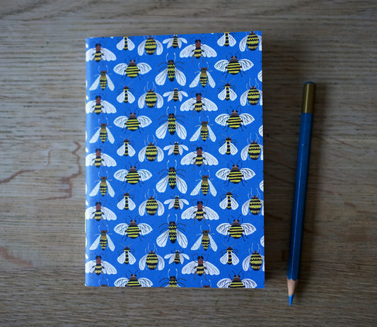 Bees A6 Notebook by Brie Harrison - THE BRISTOL ARTISAN