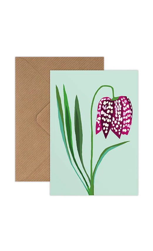 Fritillaria Mini Card - THE BRISTOL ARTISAN