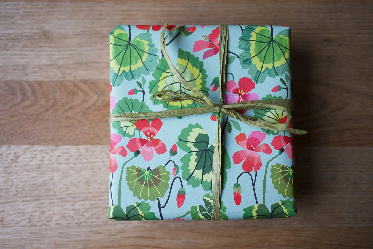 Gift Wrap - Geranium - THE BRISTOL ARTISAN