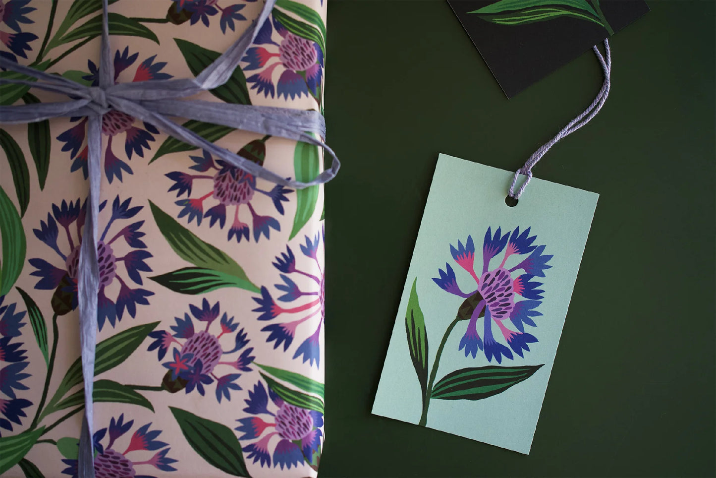 Gift Wrap - Cornflower - THE BRISTOL ARTISAN