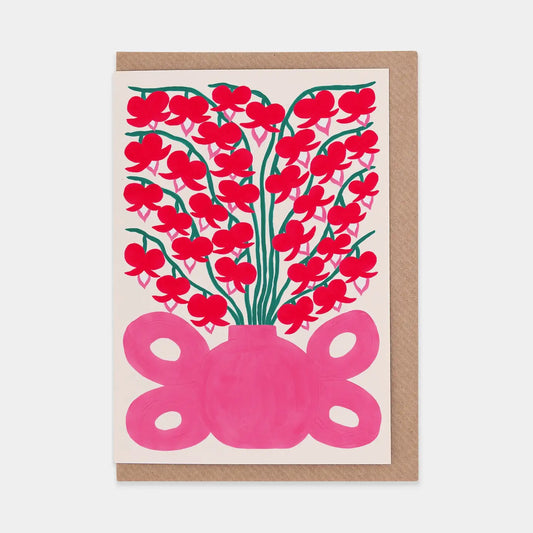 Bleeding Heart Greeting Card - THE BRISTOL ARTISAN