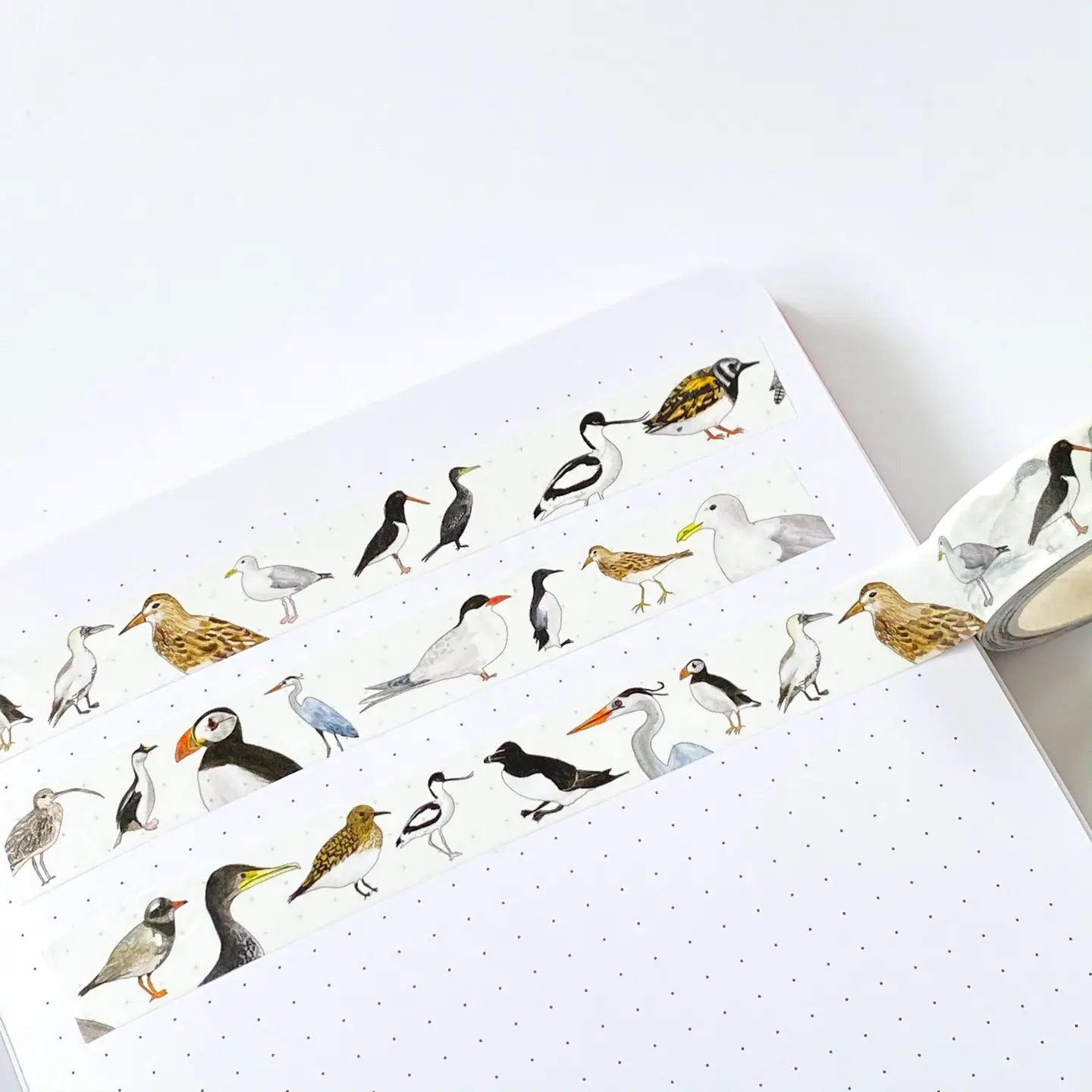 Washi Tape - British Coastal Birds - THE BRISTOL ARTISAN