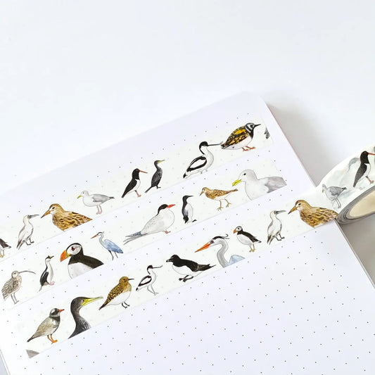 Washi Tape - British Coastal Birds - THE BRISTOL ARTISAN
