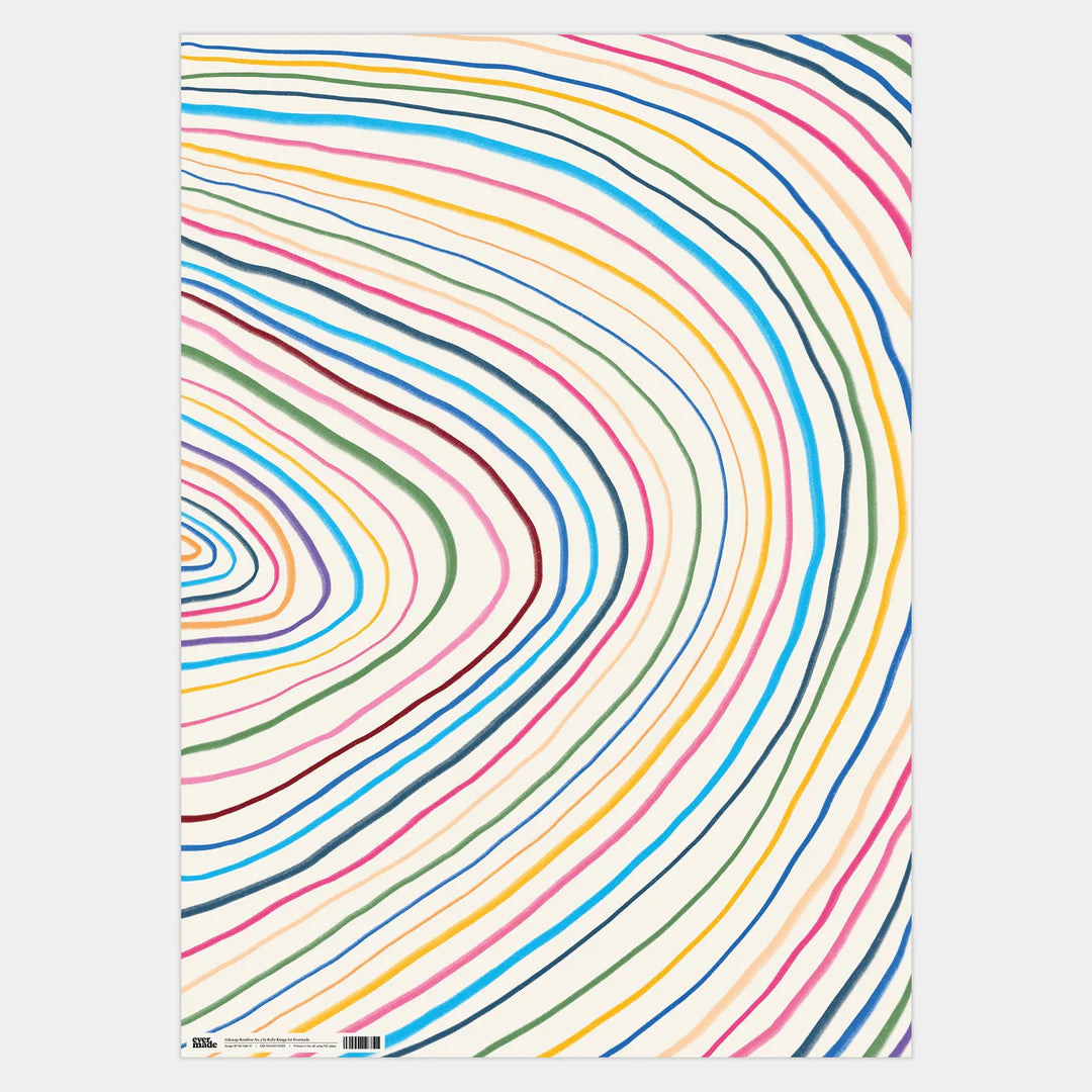 Gift Wrap - Sideways Rainbow No. 5 - THE BRISTOL ARTISAN