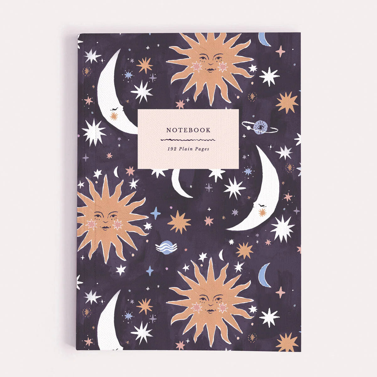 Sun and Moon A5 Notebook - THE BRISTOL ARTISAN