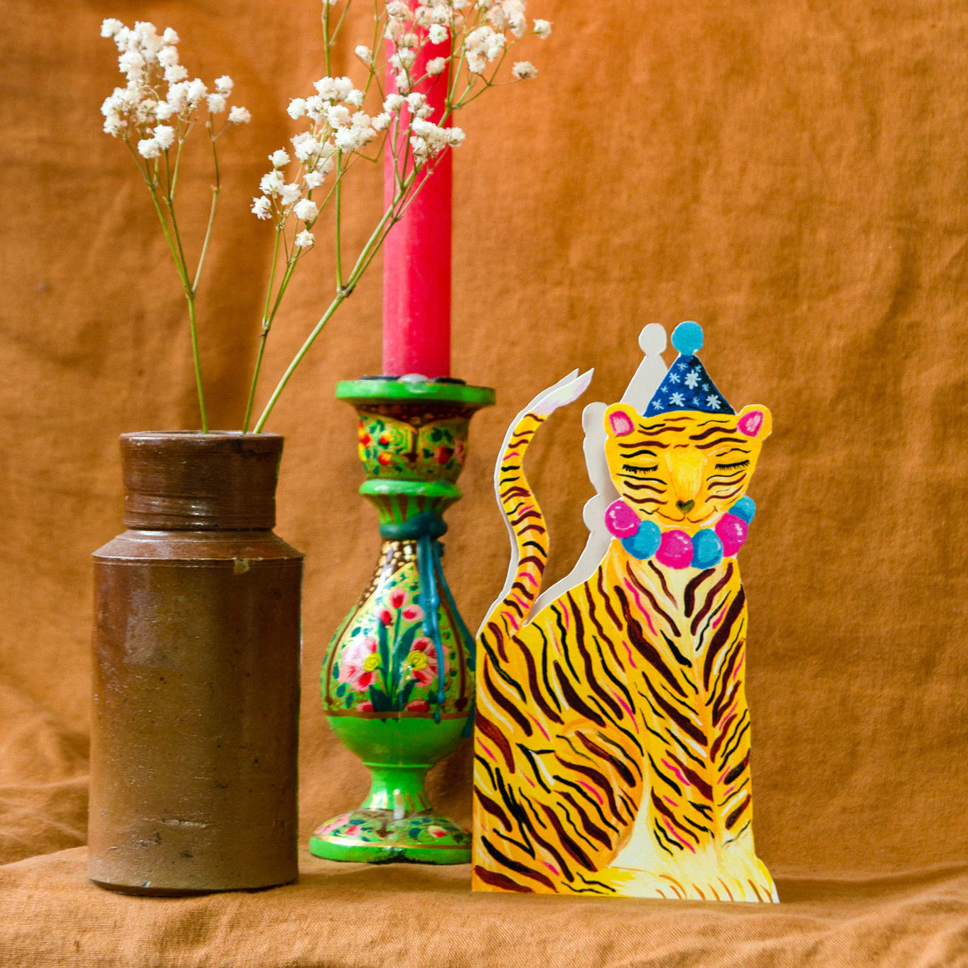 Party Tiger Card - THE BRISTOL ARTISAN