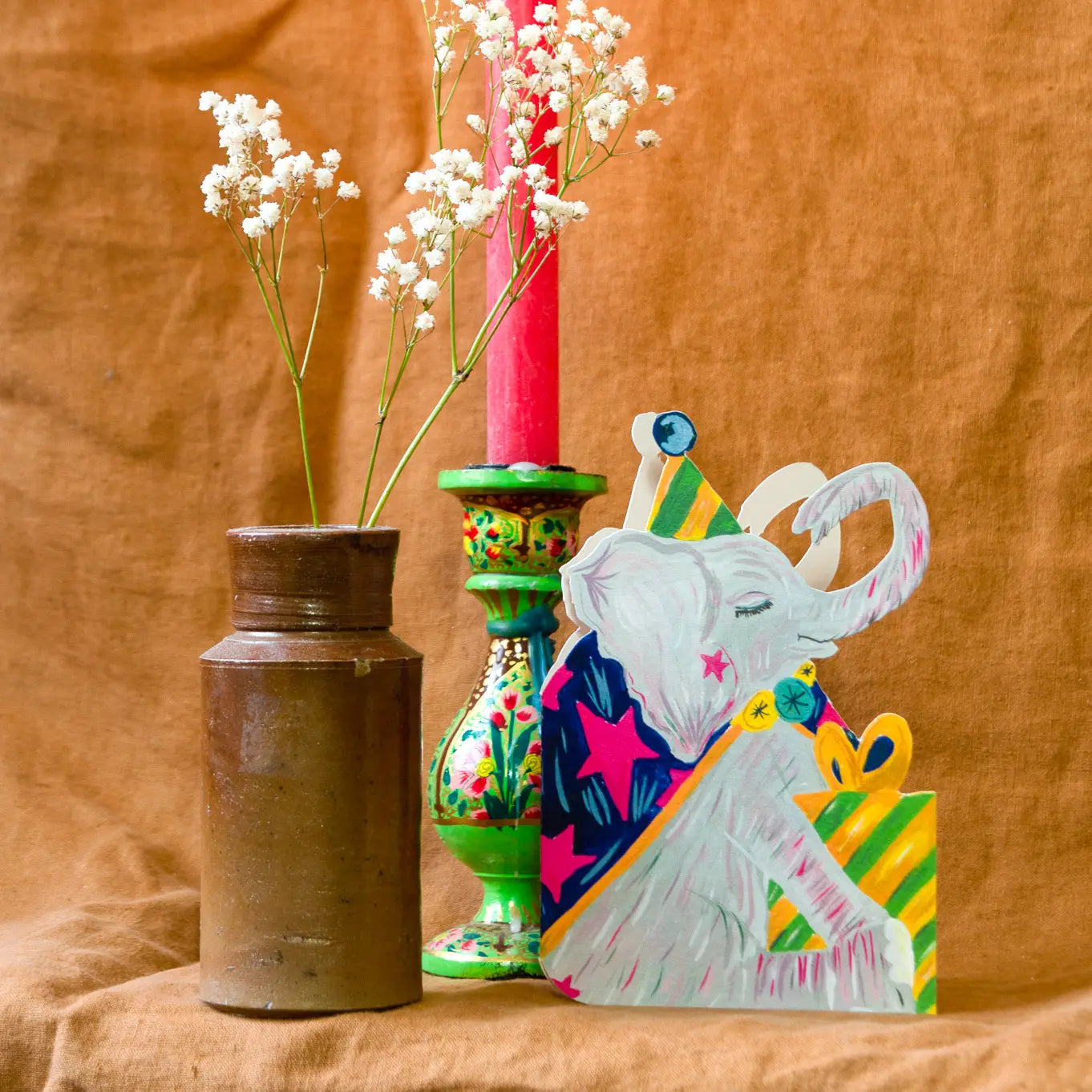 Party Elephant Card - THE BRISTOL ARTISAN
