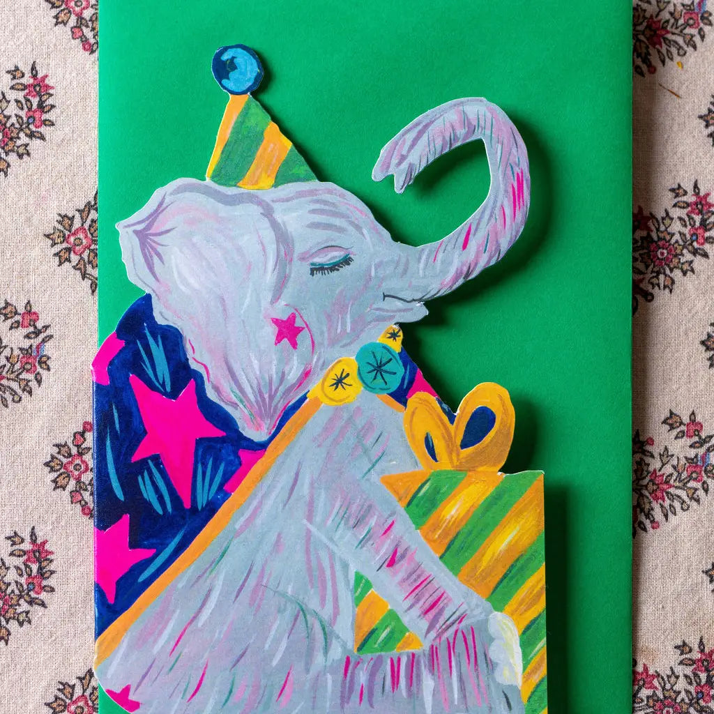 Party Elephant Card - THE BRISTOL ARTISAN