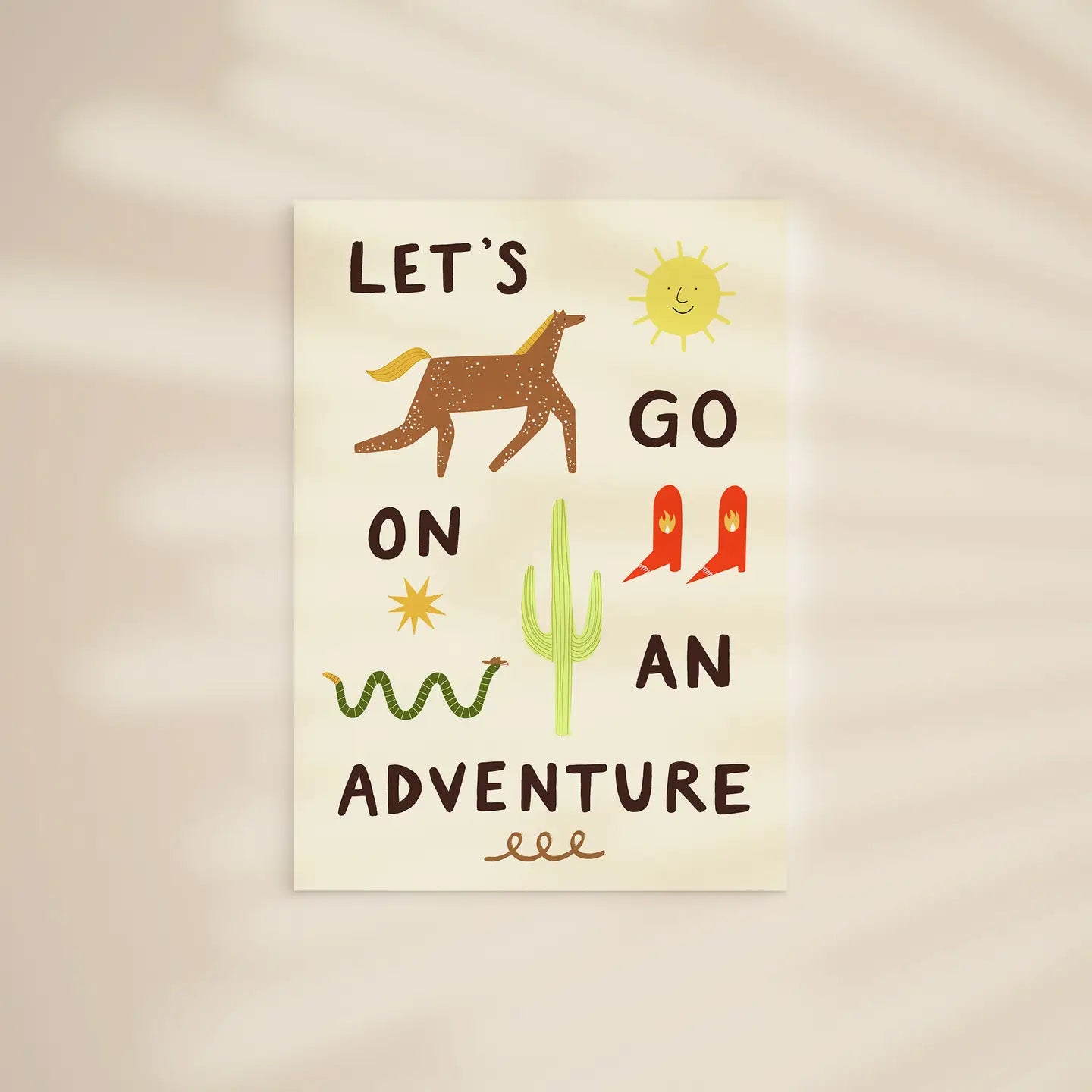 Let’s Go on an Adventure A3 Print - THE BRISTOL ARTISAN