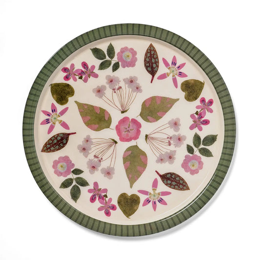 Large Enamel Serving Tray - The Living Herbarium - THE BRISTOL ARTISAN