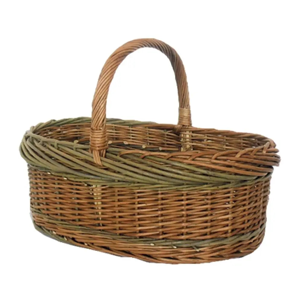 Green Willow Norfolk Basket - THE BRISTOL ARTISAN