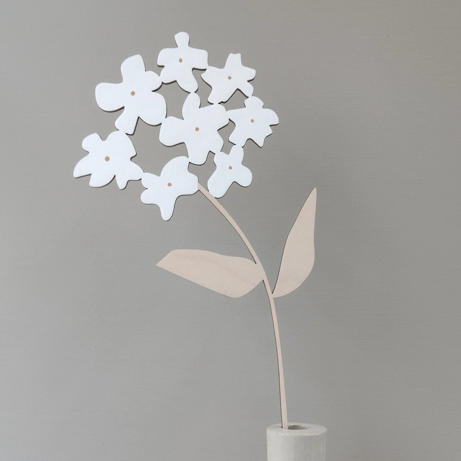 Hand Painted Wooden Hydrangea - THE BRISTOL ARTISAN