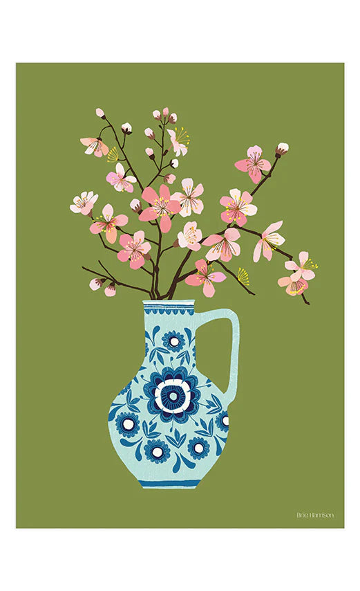 Brie Harrison Cherry Blossom A4 Print - THE BRISTOL ARTISAN
