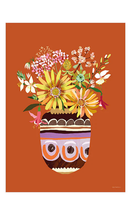 Brie Harrison Wild Flowers A3 Print - THE BRISTOL ARTISAN