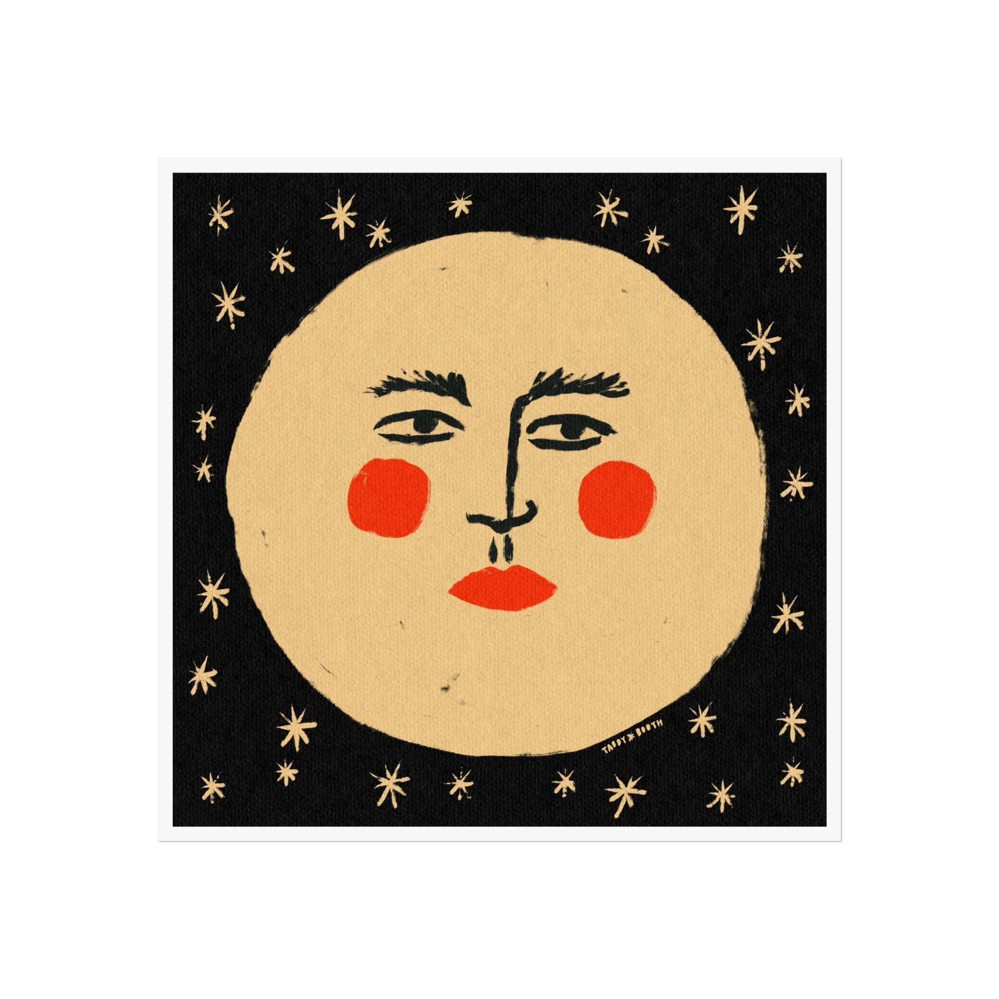 Tabby Booth ‘Moon’ Fine Art Print - 16” x 16” - THE BRISTOL ARTISAN