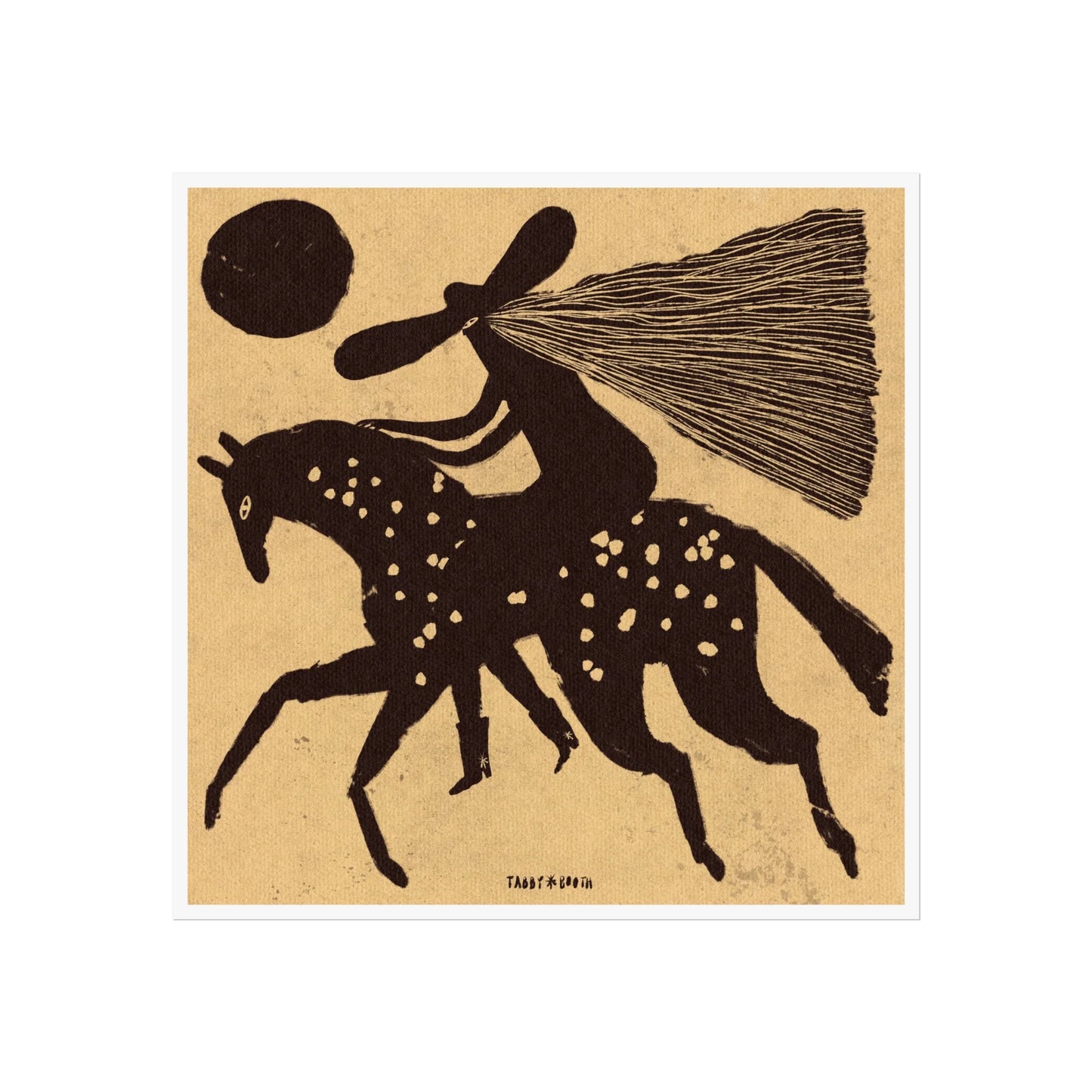 Tabby Booth ‘Wild’ Fine Art Print - 16” x 16” - THE BRISTOL ARTISAN