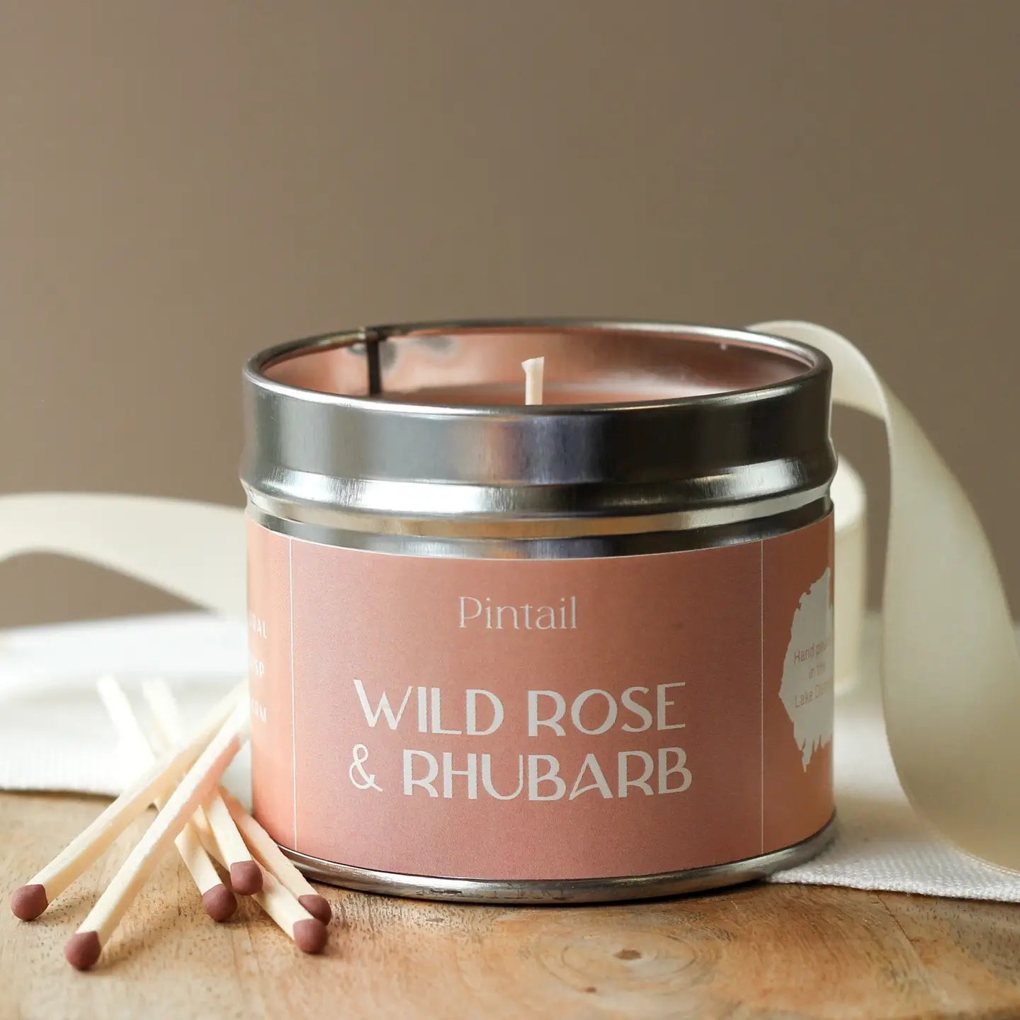 Wild Rose and Rhubarb Candle - THE BRISTOL ARTISAN