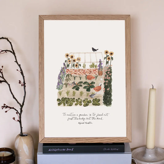 To Nurture a Garden A4 Art Print - THE BRISTOL ARTISAN