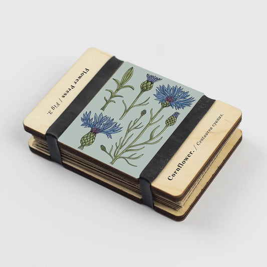 Pocket Flower Press - Vintage Cornflower - THE BRISTOL ARTISAN