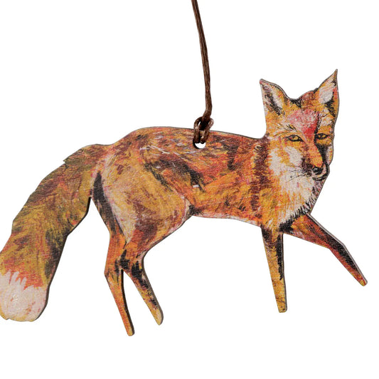 Fox Wooden Decoration - THE BRISTOL ARTISAN