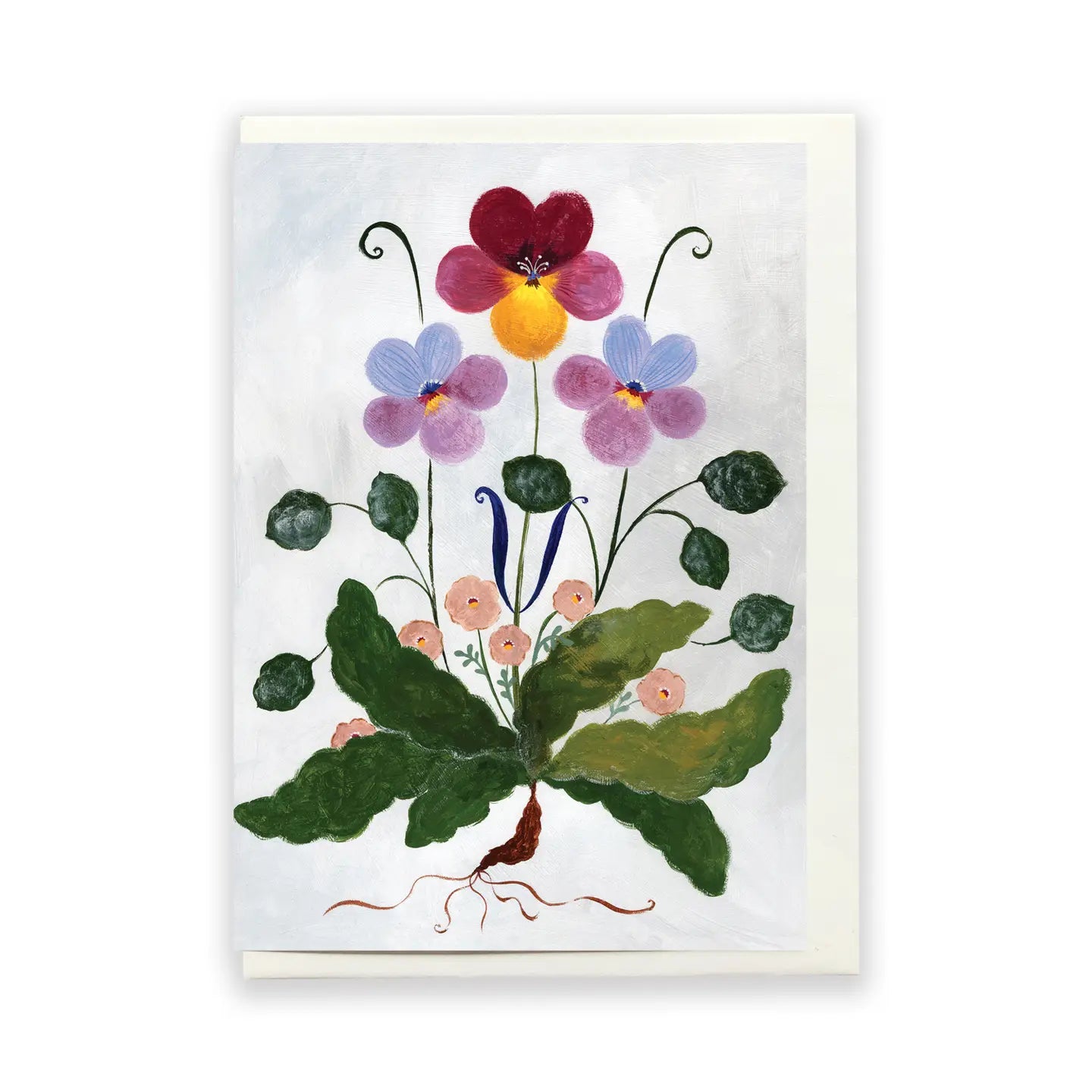 Purple Wildflowers Card - THE BRISTOL ARTISAN
