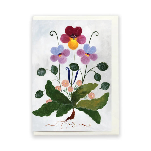 Purple Wildflowers Card - THE BRISTOL ARTISAN