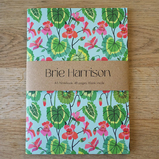 Geranium A5 Notebook - THE BRISTOL ARTISAN