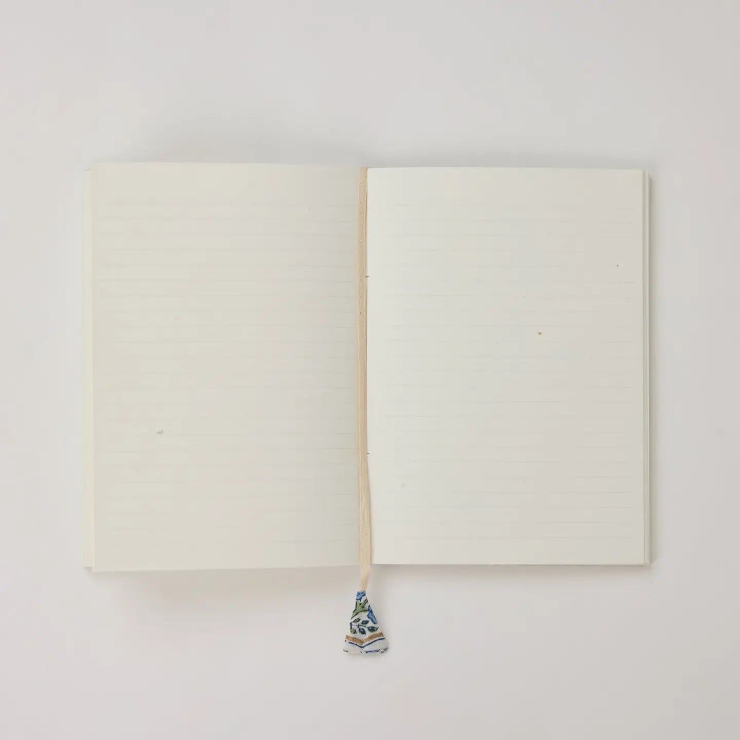 Block Printed Ruled A5 Notebook - Trellis Indigo - THE BRISTOL ARTISAN