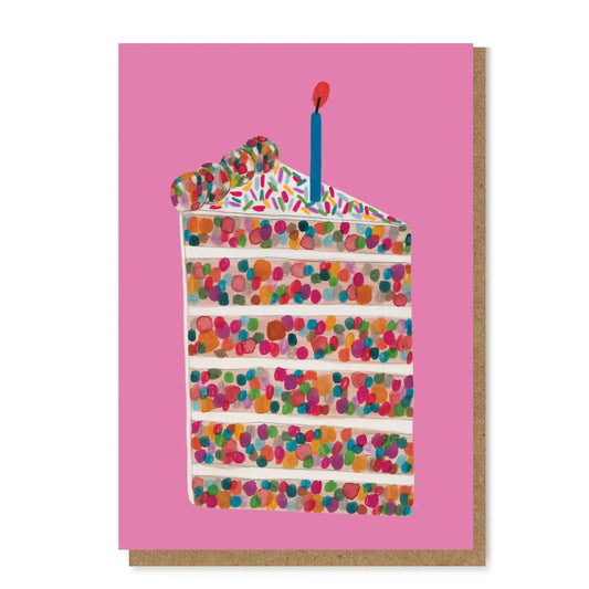 Piece of Cake Birthday Card - THE BRISTOL ARTISAN