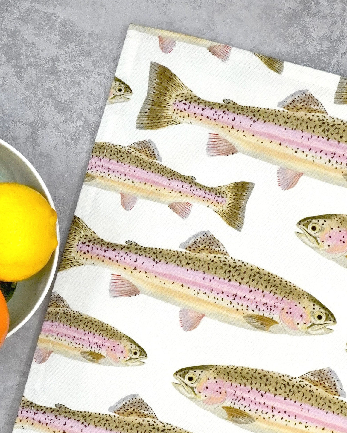Rainbow Trout Tea Towel