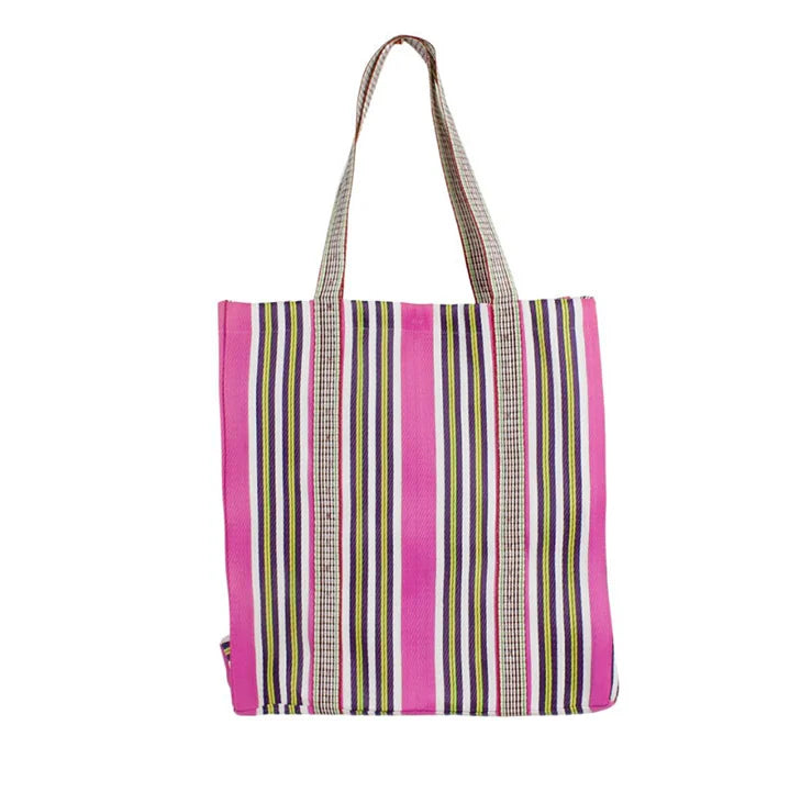 Recycled Woven Tote Bag - Fire