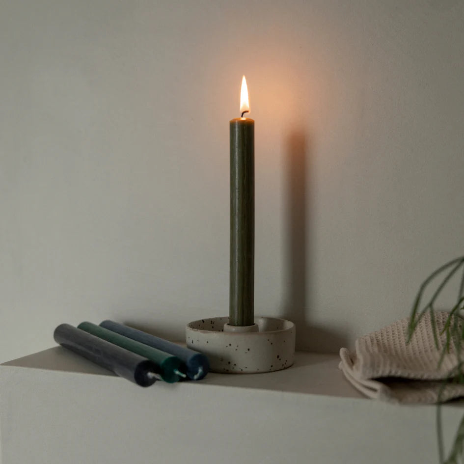 Dinner Candle - Olive