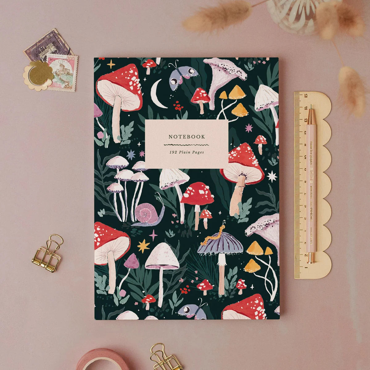 Mushrooms A5 Notebook