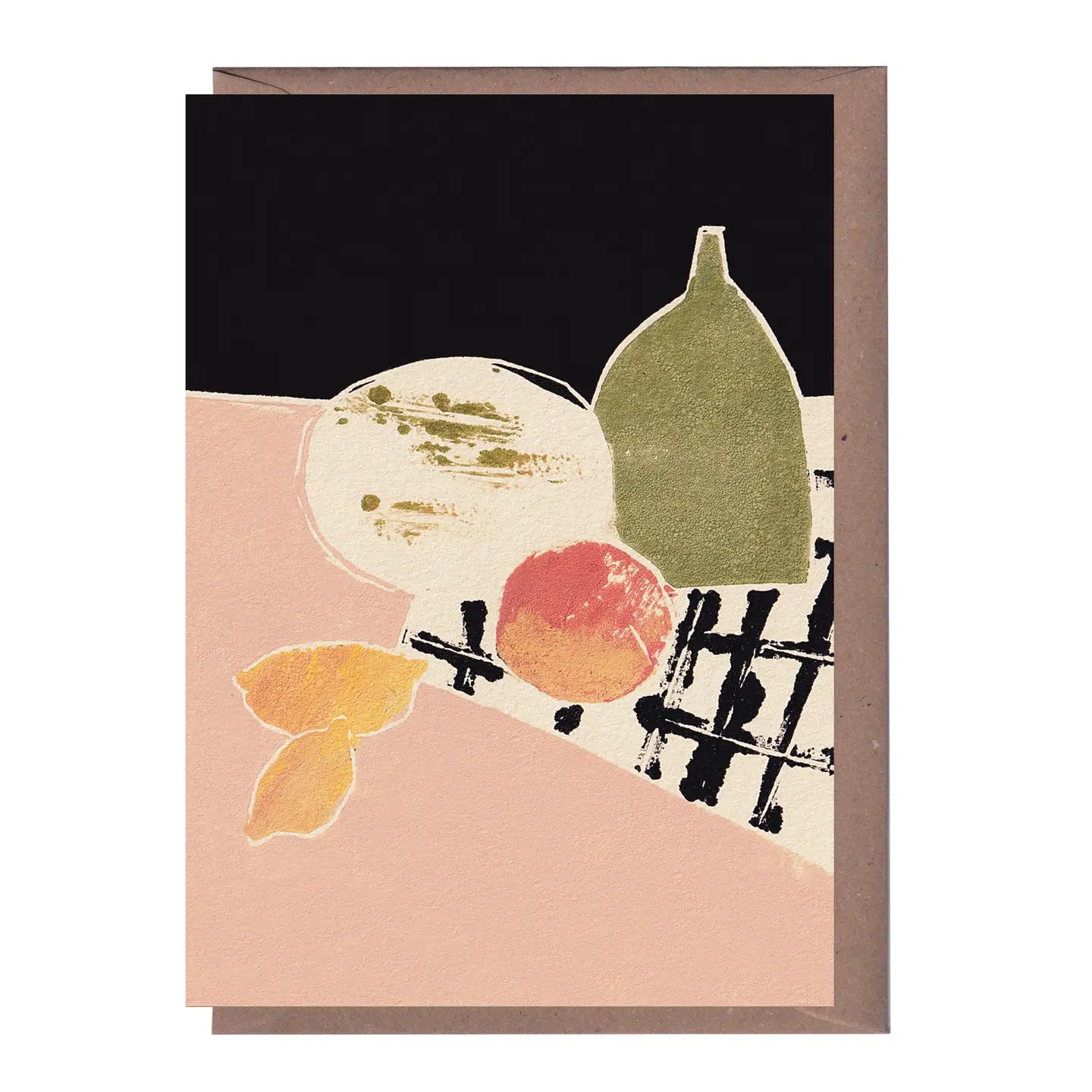 Still Life with A Matisse Melon Greeting Card