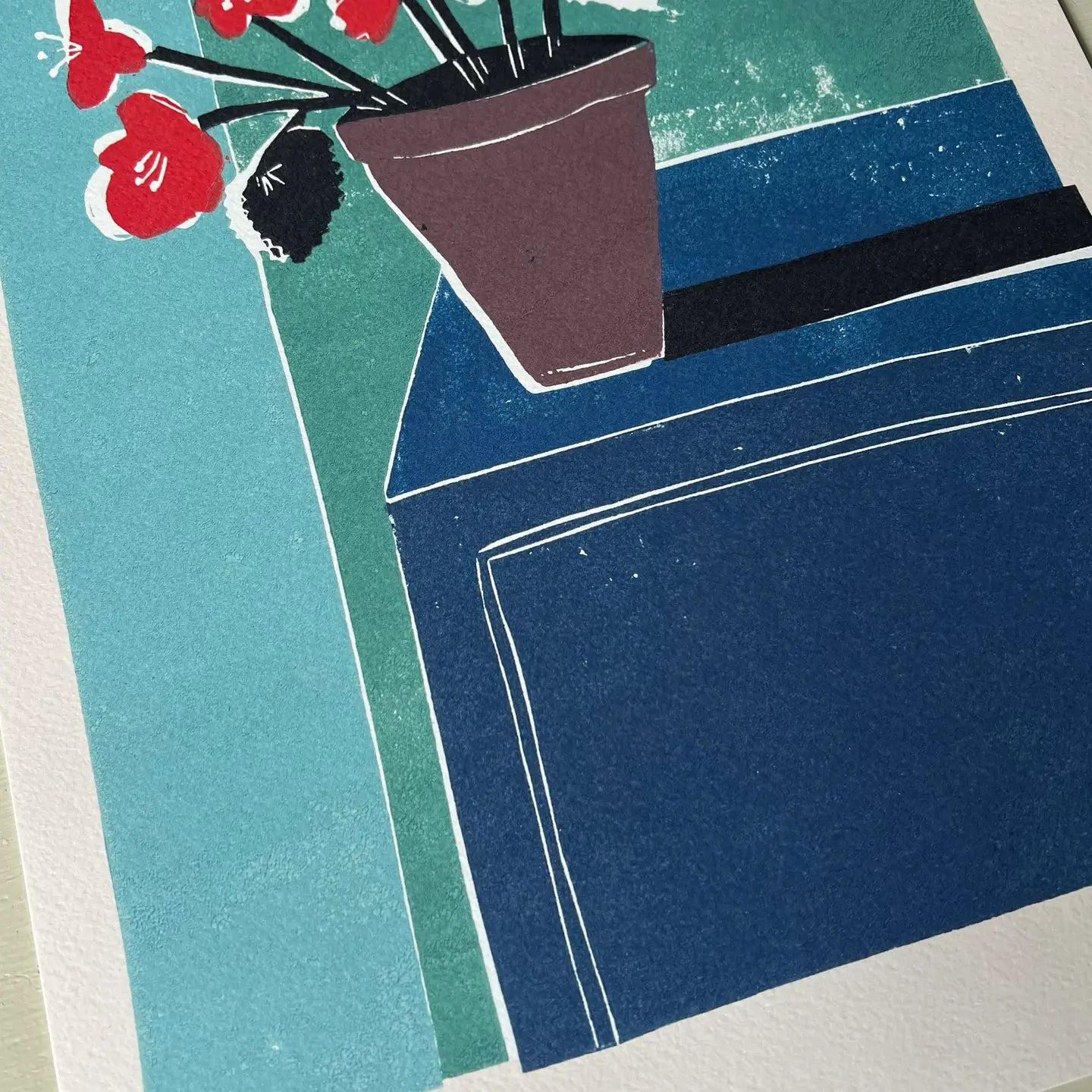 A3 Print - Red Begonias