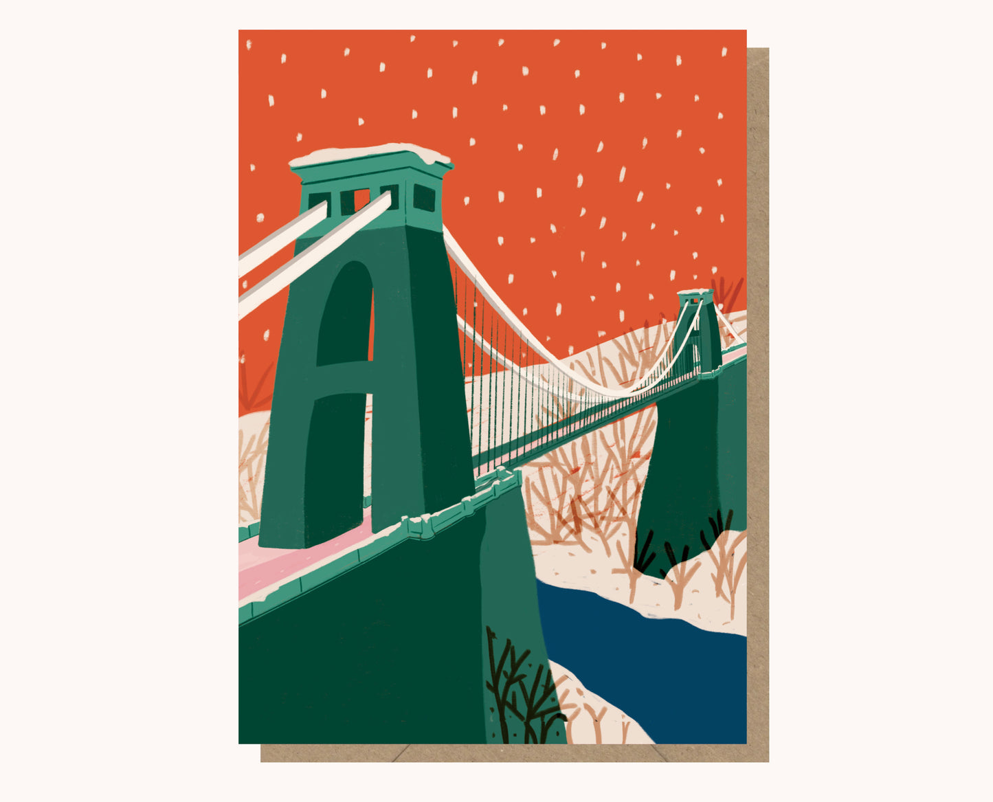 Bristol Bridge Christmas Card